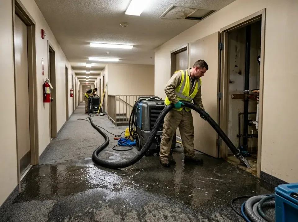 multi-unit-apartment-hallway-f-005 — frequently asked questions, Emergency Burst Pipe Water Extraction & Removal in Shaw Hei…